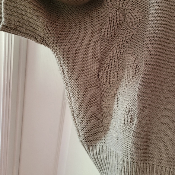 The Limited Shawl Collar Sweater Tan Size Medium - Picture 9 of 10
